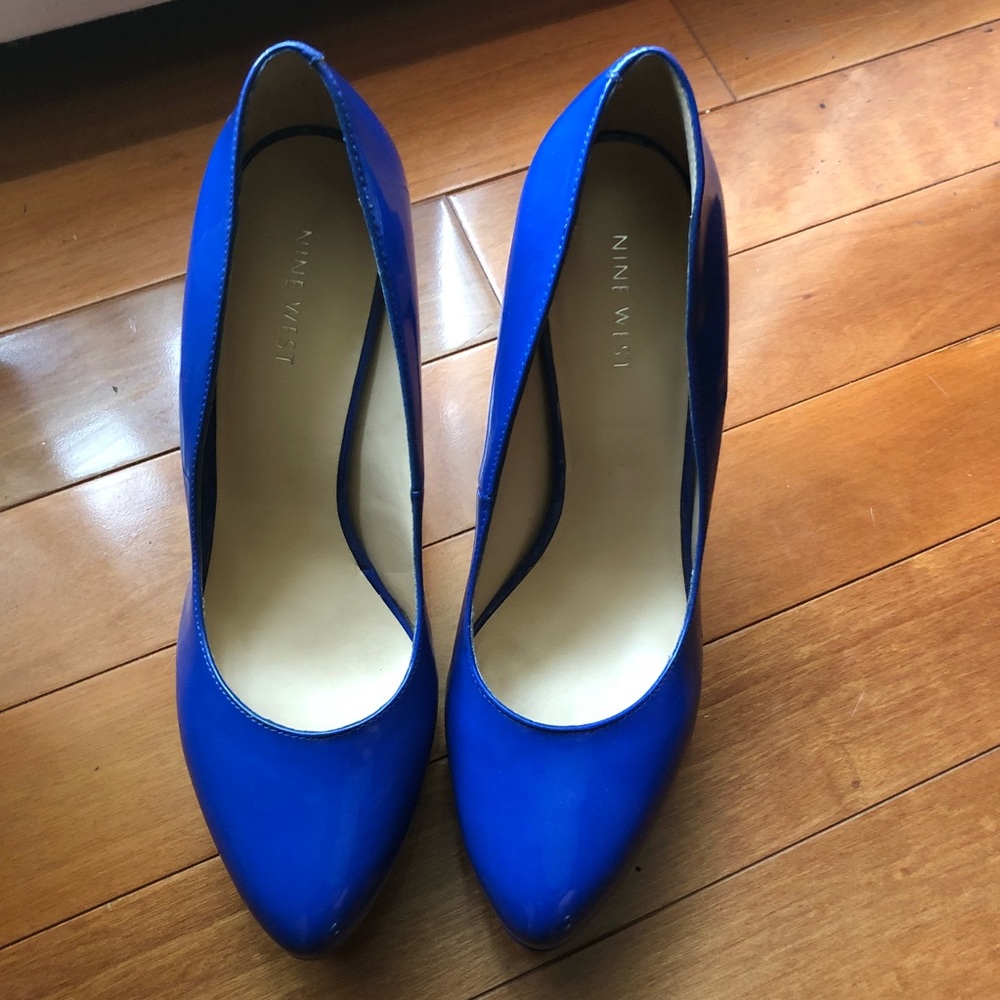 Nine West Patent Leather Platform Heels 👠